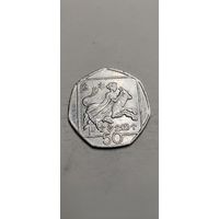 Кипр 50 цент 1991
