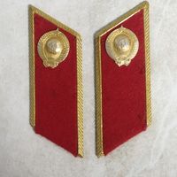 Петлицы на парадный китель сотрудника милиции СССР.