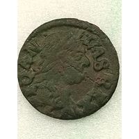 Солид (боратинка) 1666 г. литовский герб. Монограмма HKPL, отметка МД-GFH. Ян II Казимир, без мц.