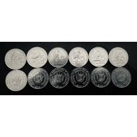 Бурунди НАБОР 6 монет 2014 ФАУНА ПТИЦЫ UNC