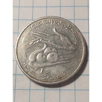 1.2 динар Тунис 2013 год.