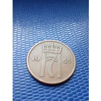 Норвегия 5 эре 1953