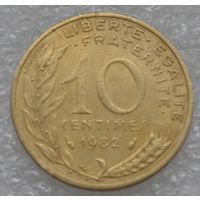 Франция, 10 сантимов 1982 г.