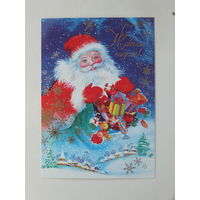 С новым годом   2013 открытка Беларусь 10х15 см