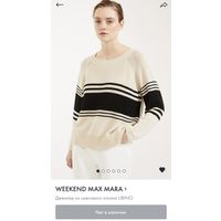 Объёмный джемпер в полоску Мах Mara S-M, б/у 1 р
