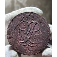 5 копеек 1758 без МЦ.Кладовая.Состояние!