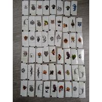 Вкладыши от жвачки. 60 штук.