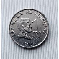 1 писо 2004 года Филиппины. Республика Филиппины.