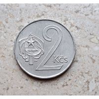 Чехия 2 кроны 1989