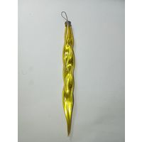 Ёлочная игрушка -  Сосулька . СССР . С рубля