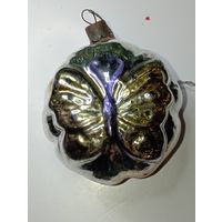 Ёлочные игрушки - Бабочка , СССР .