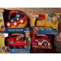 Маленьким коллекционерам машинок((4  машинки Литл Тайкс( MGA Entertainment в блистере)+4 машинки с ручкой),одним лотом