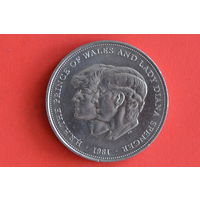 Великобритания 25 пенсов 1981 с 1 руб