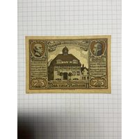 Нотгельд 75 пфеннигов -2712