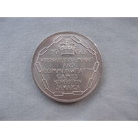 Ямайка 5 шиллингов 1966 год VIII Игры Содружества