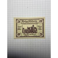 Нотгельд 25 пфеннигов Германия -3012