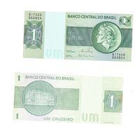 Бразилия 1 крузейро 1980 год