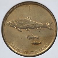 Словения 1 толар 2001 год