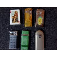 С рубля без мц. зажигалки 6шт.