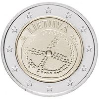 Литва 2 евро 2016 года. "Балтийская культура". Сторгуй за свою цену, предложи обмен!