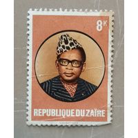 Марка Заир, Конго, президент Сиссе Секо, 1978 г.