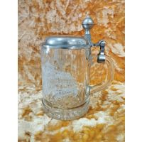 Кружка пивная с крышкой, объем 0,5 л. Original Bierzug, Германия