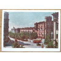 Минск. Комсомольская улица. 1959 г. Чистая.