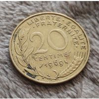 20 сантимов 1969 Франция