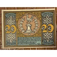 Нотгельд 20 пфеннигов 1921 год. Штютцербах,. Веймарская республика