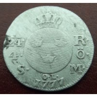 Швеция. 1\24 риксдалера 1777