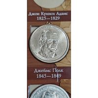 США 1 доллар президент Джеймс Полк 1845-1849