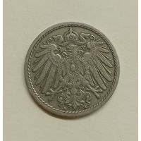 Германия 5 пфеннигов, 1911 год А