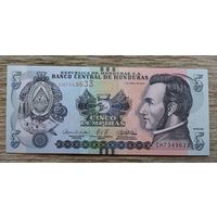 Werty71 Гондурас 5 лемпир 2022 UNC банкнота