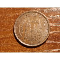 Испания 5 евроцентов 1999