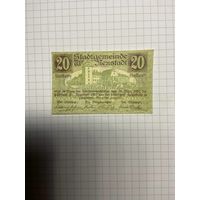 20 геллеров (нотгельды) Австрия.-2412