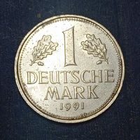 Германия 1 марка 1991 F