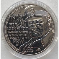 Джерси 5 фунтов 2015 г. 50 лет со дня смерти Уинстона Черчилля