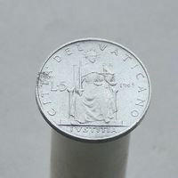 Ватикан 5 лир 1965