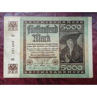 5000 марок Германия 1922 г.