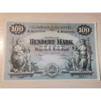 100 марок 1900 года, Бавария, Германия.