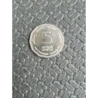Израиль 5 шекелей 1990-2017г.