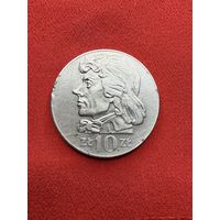 С Рубля! 10 злотых 1973 г. Польша, Тадеуш Костюшко. ПНР (RPL). Без МЦ!