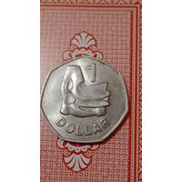 Соломоновы острова 1 доллар 1977