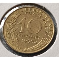 Франция. 10 сантимов 1996 года. (*).