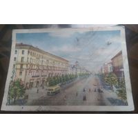 1954 год Минск Проспект Сталина