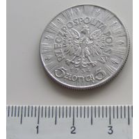 5 злотых 1934 Пилсудский
