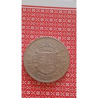 Великобритания 1/2, пол кроны 1963