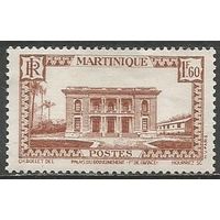 Мартиника. Императорский дворец. 1940г. Mi#184.