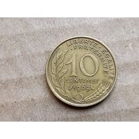 Франция 10 сантимов, 1969г. (D-107)