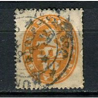 Бавария в составе Веймарской республики - 1920 - Герб 10Pf. Dienstmarken - [Mi.45d] - 1 марка. Гашеная.  (Лот 138CC)